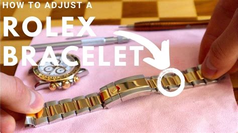 rolex how to adjust bracelet|Rolex bracelet adjustment tool.